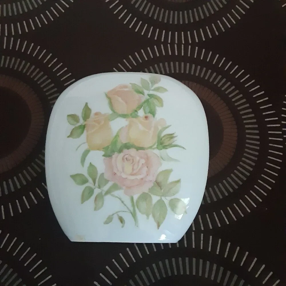 Vintage English Rose Vase Floral Timeless